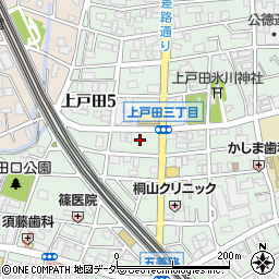 埼玉県戸田市上戸田5丁目11-14周辺の地図