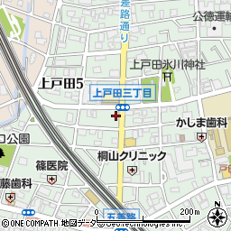 埼玉県戸田市上戸田5丁目11-1周辺の地図