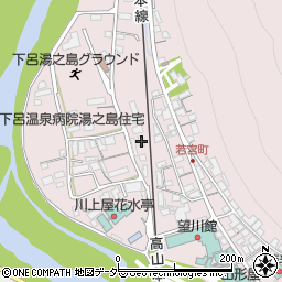 岐阜県下呂市湯之島159周辺の地図