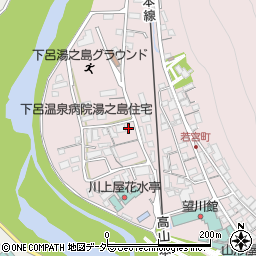 岐阜県下呂市湯之島121周辺の地図