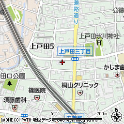 埼玉県戸田市上戸田5丁目11-13周辺の地図