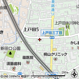 埼玉県戸田市上戸田5丁目11-11周辺の地図