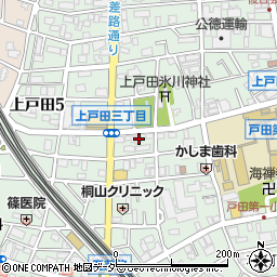 埼玉県戸田市上戸田3丁目16-13周辺の地図