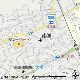 埼玉県入間市南峯195周辺の地図