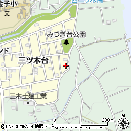 埼玉県入間市三ツ木台166周辺の地図