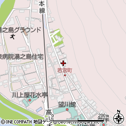 岐阜県下呂市湯之島320周辺の地図