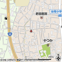埼玉県草加市谷塚町1134周辺の地図