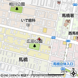 朝日信用金庫馬橋支店周辺の地図