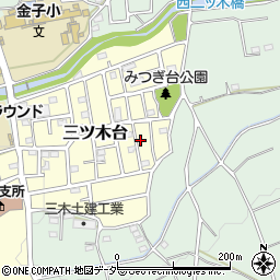 埼玉県入間市三ツ木台158周辺の地図