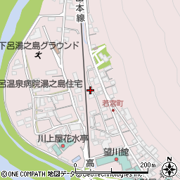 岐阜県下呂市湯之島324周辺の地図