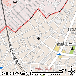 Ｋ’ｓＰＡＲＫ狭山ヶ丘第８駐車場周辺の地図