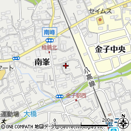 埼玉県入間市南峯176周辺の地図