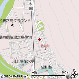 岐阜県下呂市湯之島323周辺の地図