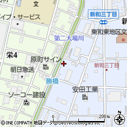 埼玉県三郷市新和3丁目330周辺の地図