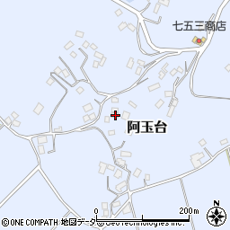 千葉県香取市阿玉台1341周辺の地図