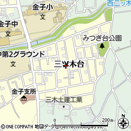埼玉県入間市三ツ木台115周辺の地図
