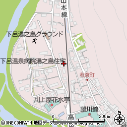 岐阜県下呂市湯之島339周辺の地図