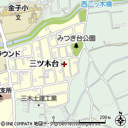 埼玉県入間市三ツ木台159周辺の地図