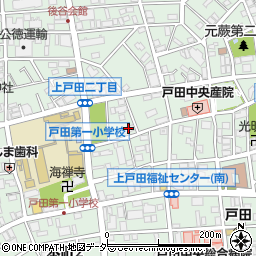 レガート戸田公園周辺の地図