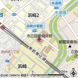 朝霞市役所　産業文化センター周辺の地図