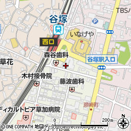 アミューズメントパーラードーム谷塚周辺の地図