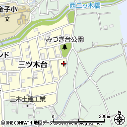 埼玉県入間市三ツ木台164周辺の地図