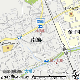 埼玉県入間市南峯184周辺の地図