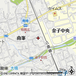 埼玉県入間市南峯167周辺の地図