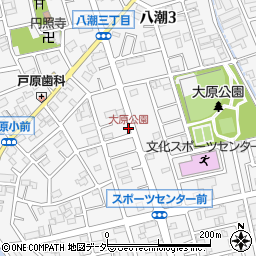 大原公園周辺の地図