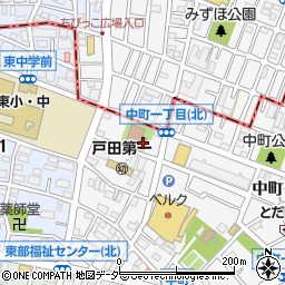 埼玉県戸田市中町1丁目29-3周辺の地図