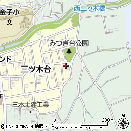 埼玉県入間市三ツ木台161周辺の地図