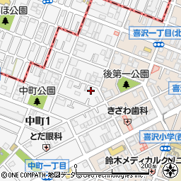 埼玉県戸田市中町1丁目7-33周辺の地図