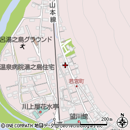 岐阜県下呂市湯之島327周辺の地図