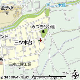 埼玉県入間市三ツ木台160周辺の地図