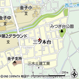 埼玉県入間市三ツ木台31周辺の地図