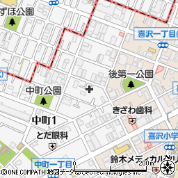 埼玉県戸田市中町1丁目7-27周辺の地図