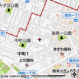 埼玉県戸田市中町1丁目7-19周辺の地図