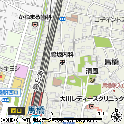 脇坂内科クリニック周辺の地図