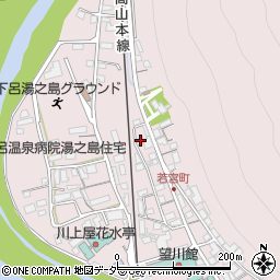 岐阜県下呂市湯之島326周辺の地図