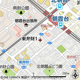 メガネフラワー朝霞台店周辺の地図