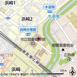朝霞市役所　エコネットあさか周辺の地図