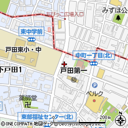 埼玉県戸田市中町1丁目29-9周辺の地図