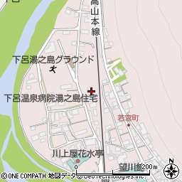 岐阜県下呂市湯之島343周辺の地図