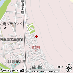 岐阜県下呂市湯之島305周辺の地図
