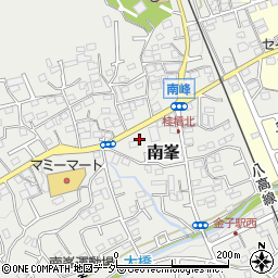 埼玉県入間市南峯189周辺の地図