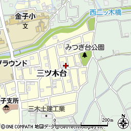 埼玉県入間市三ツ木台64周辺の地図