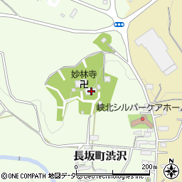 山梨県北杜市長坂町渋沢881周辺の地図