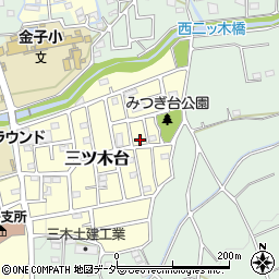埼玉県入間市三ツ木台84周辺の地図