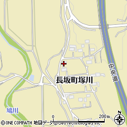 山梨県北杜市長坂町塚川1437周辺の地図