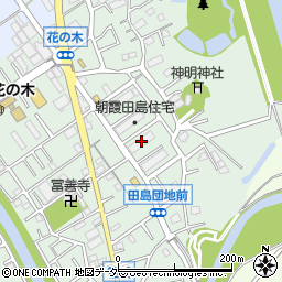 朝霞田島団地３周辺の地図
